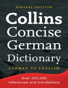 Rich Results on Google's SERP when searching for 'Collins Concise German Dictionary Deutsch-Englisch English-German'